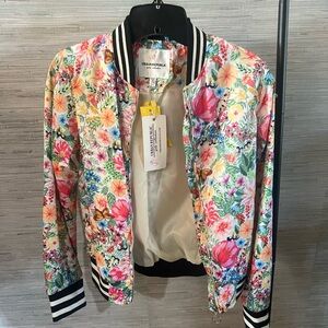 Urban Republic Floral Bomber Jacket - Multicolor
